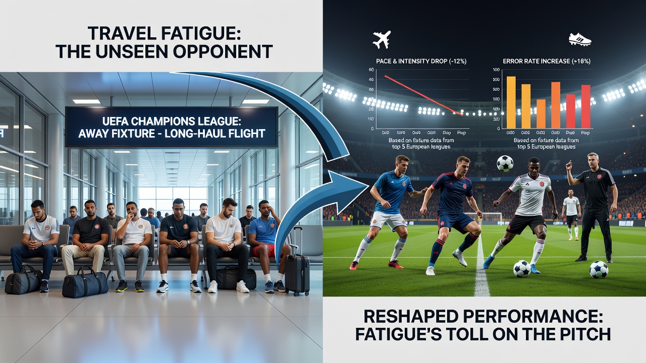 Analysis of team performance metrics after European travel